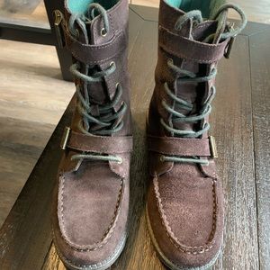Polo Ralph Lauren Chocolate Radbourne Suede Boots